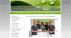 Desktop Screenshot of praxis-am-sollbrueggenpark.de